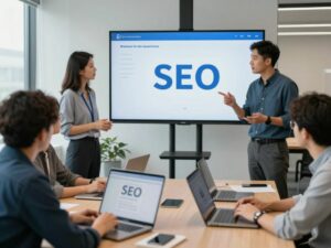 Small business collaboration for digital marketing strategies