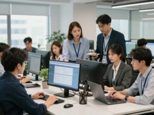 IntegriCom team celebrating their Best of Gwinnett award