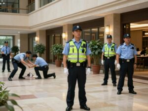 Lawrenceville hotel scene post-shootout