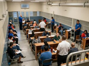 Overcrowded conditions in Fulton County Jail