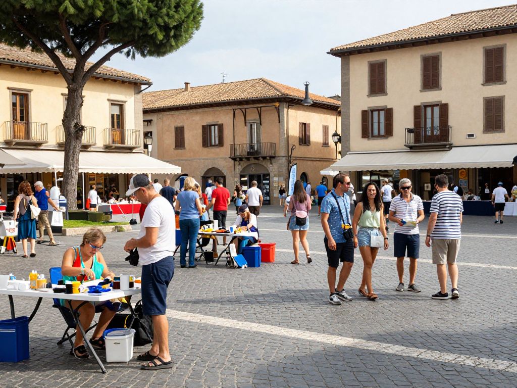 Community gathering in Rome Georgia