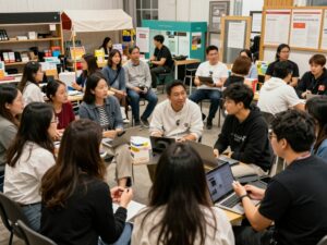 Gathering of local entrepreneurs in Atlanta