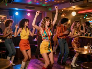 Dancing and socializing at The Rhythm Room event in Atlanta