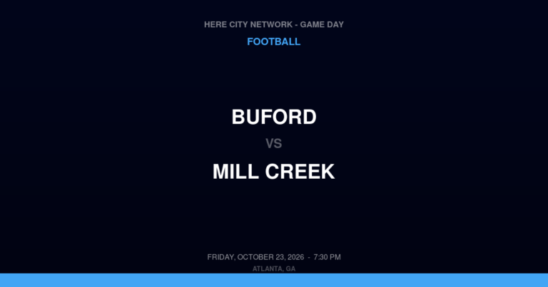 Buford 40, Mill Creek 0