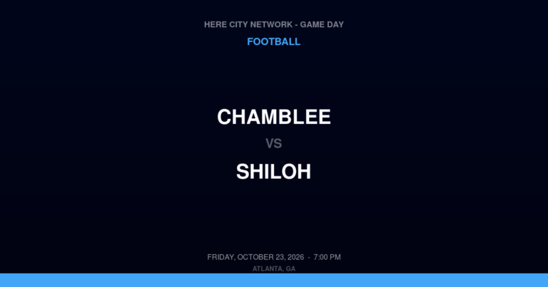 Chamblee 14, Shiloh 24