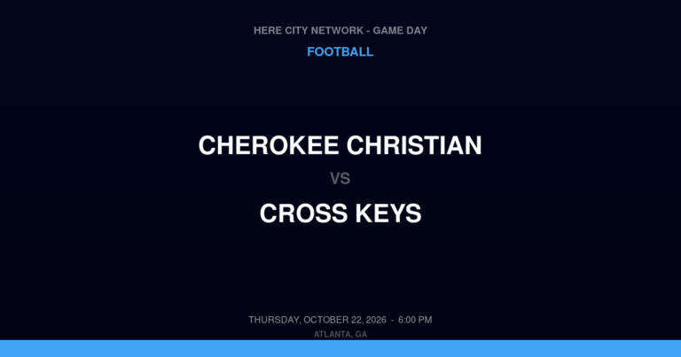 Cherokee Christian 42, Cross Keys 0