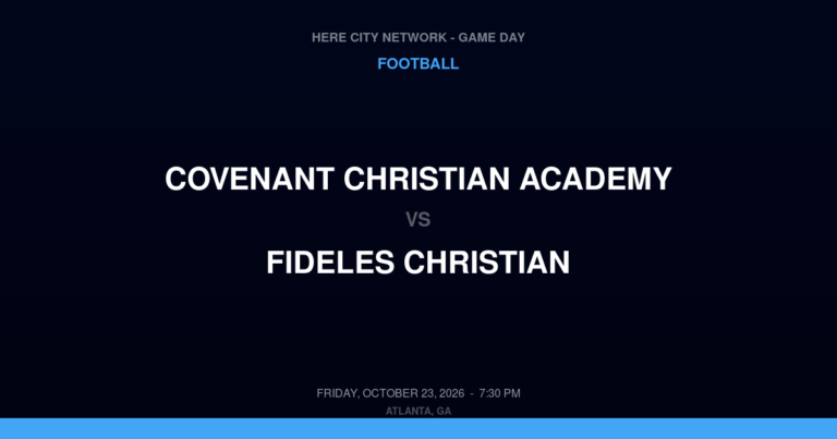 Covenant Christian Academy 7, Fideles Christian 28