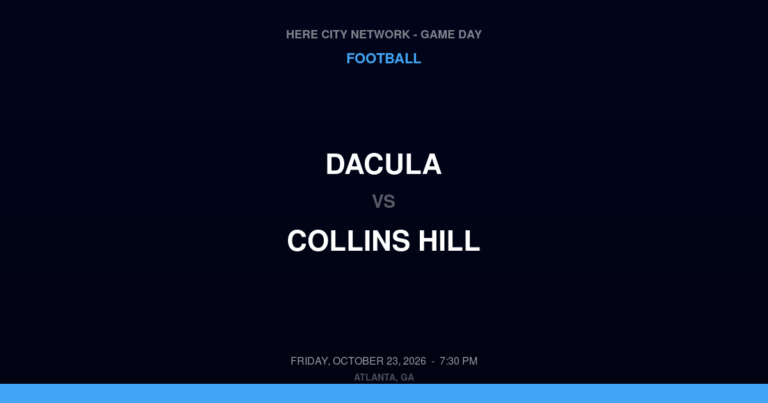 Dacula 40, Collins Hill 52