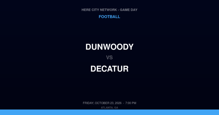 Dunwoody 45, Decatur 24