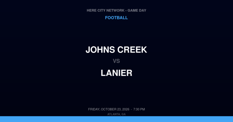 Johns Creek 14, Lanier 43
