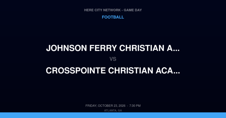 Johnson Ferry Christian Academy 12, CrossPointe Christian Academy 34