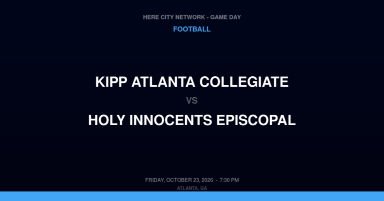 KIPP Atlanta Collegiate 12, Holy Innocents Episcopal 13