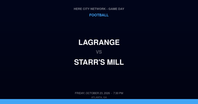 LaGrange 35, Starr's Mill 7