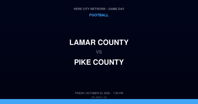 Lamar County 33, Pike County 6