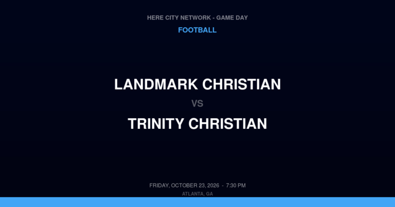 Landmark Christian 6, Trinity Christian 40