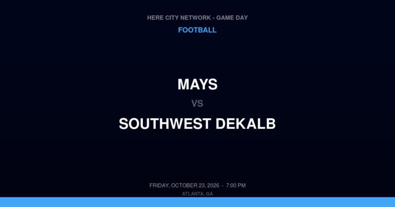 Mays 34, Southwest DeKalb 31