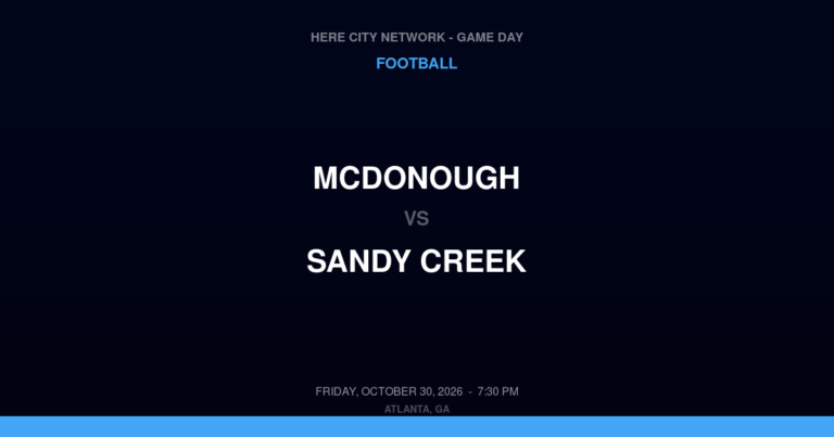 McDonough at Sandy Creek