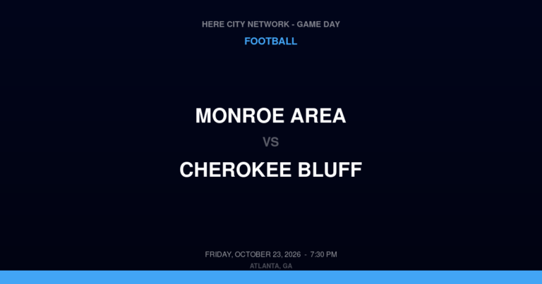 Monroe Area 35, Cherokee Bluff 31