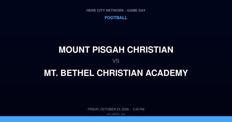 Mount Pisgah Christian 0, Mt. Bethel Christian Academy 51
