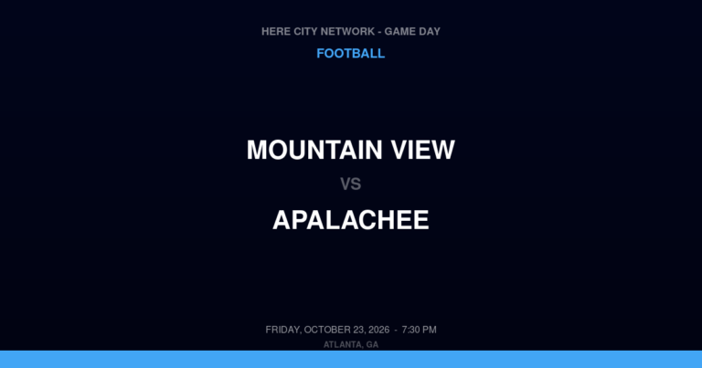 Mountain View 33, Apalachee 7
