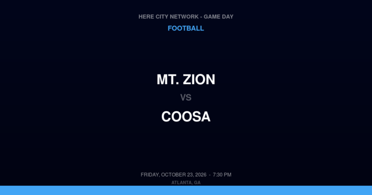 Mt. Zion 28, Coosa 21