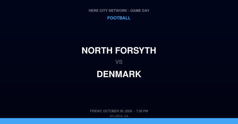 North Forsyth at Denmark