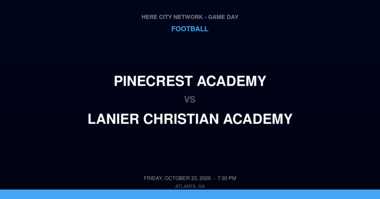 Pinecrest Academy 19, Lanier Christian Academy 56