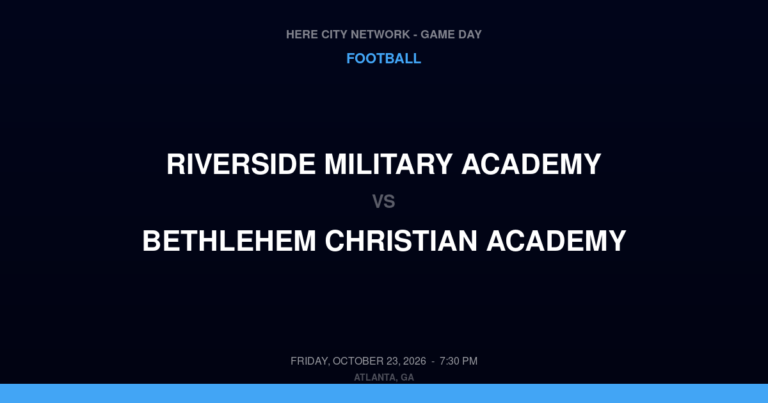 Riverside Military Academy 12, Bethlehem Christian Academy 44
