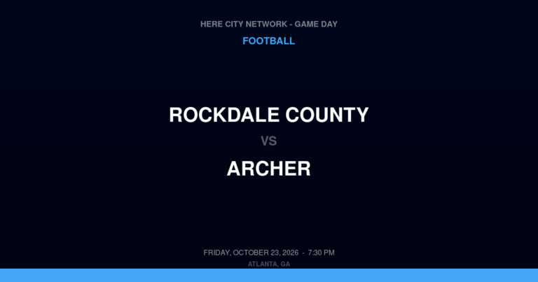 Rockdale County 31, Archer 43
