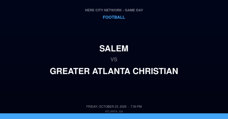 Salem 6, Greater Atlanta Christian 51