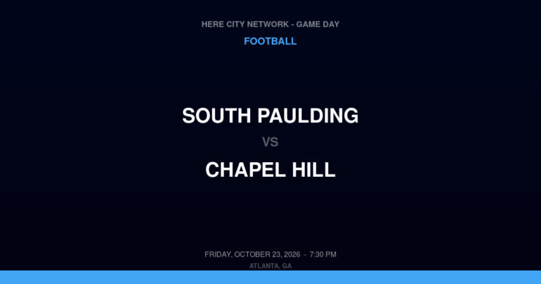 South Paulding 21, Chapel Hill 0