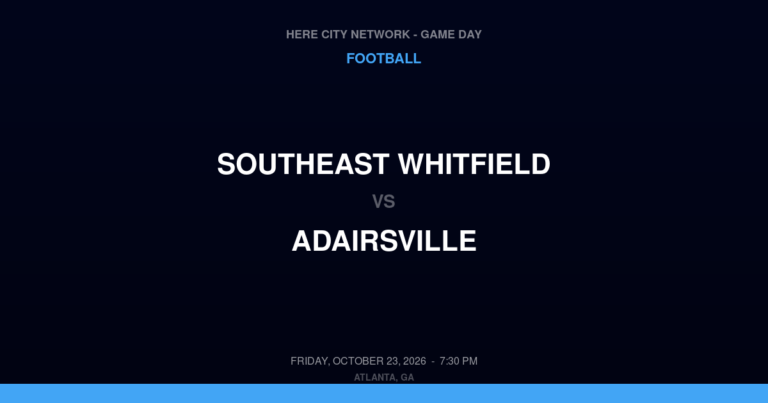 Southeast Whitfield 7, Adairsville 40