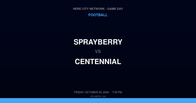 Sprayberry 28, Centennial 38