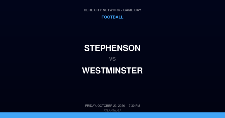 Stephenson 55, Westminster 0