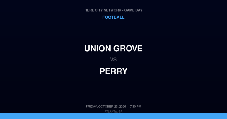 Union Grove 0, Perry 44
