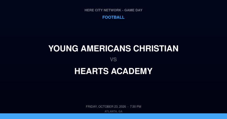 Young Americans Christian 32, Hearts Academy 0